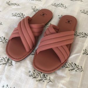 Women’s Pink Slide Sandals